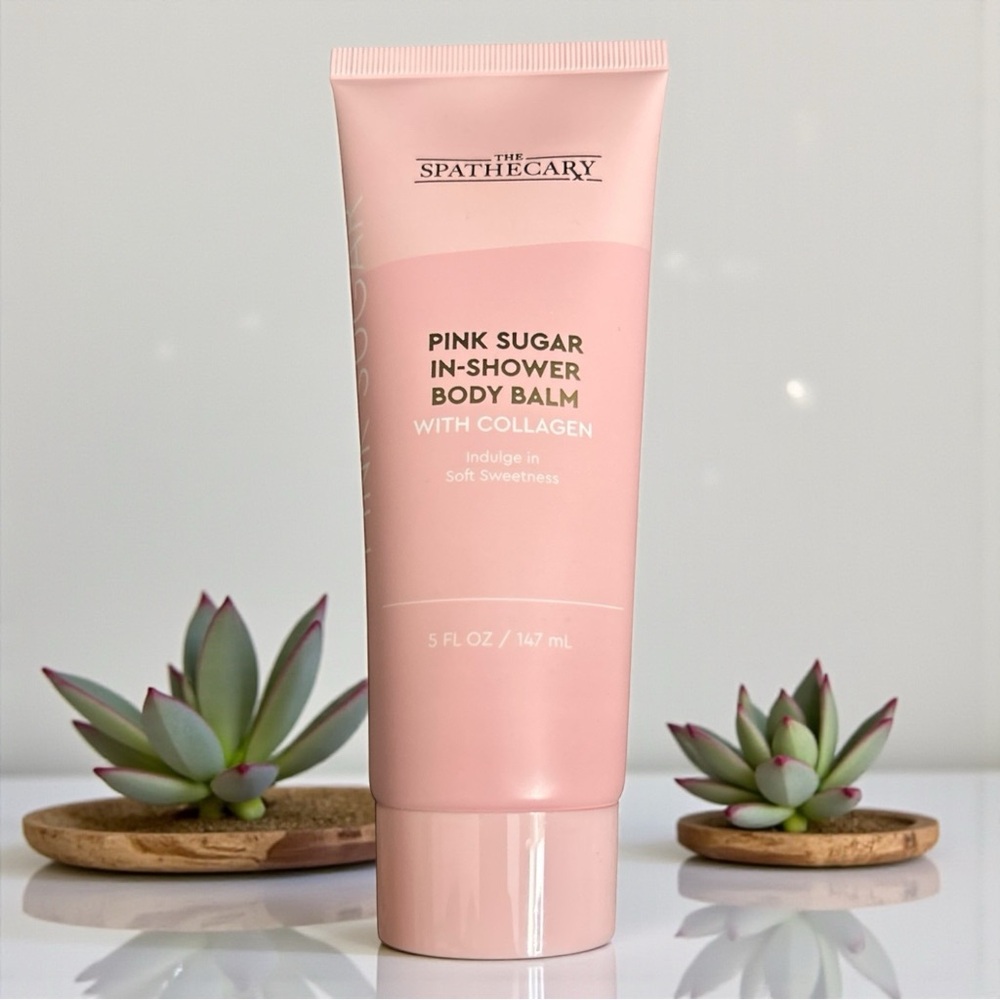 Spathecary Collagen Pink Sugar In-Shower Body Balm NEW PC